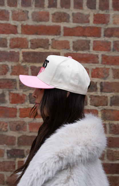 WHATSUP HAT (Pink/Off-White)